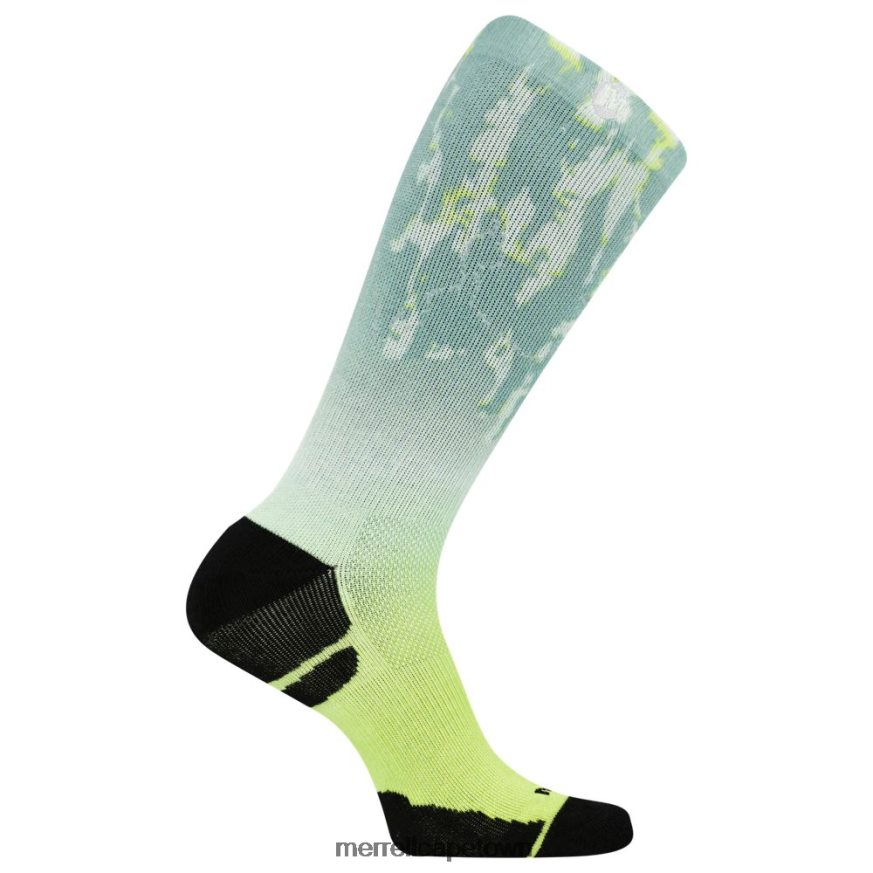 Aqua Ombre F60FX2521 Reflective Print Performance Crew Sock (JSF26509-440) Merrell