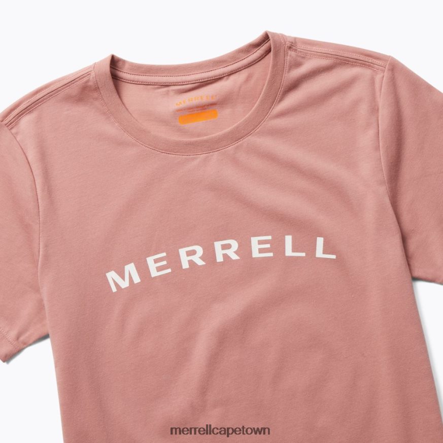 Ash Rose F60FX21301 Wordmark Short Sleeve Tee (JWS26368-627) Merrell