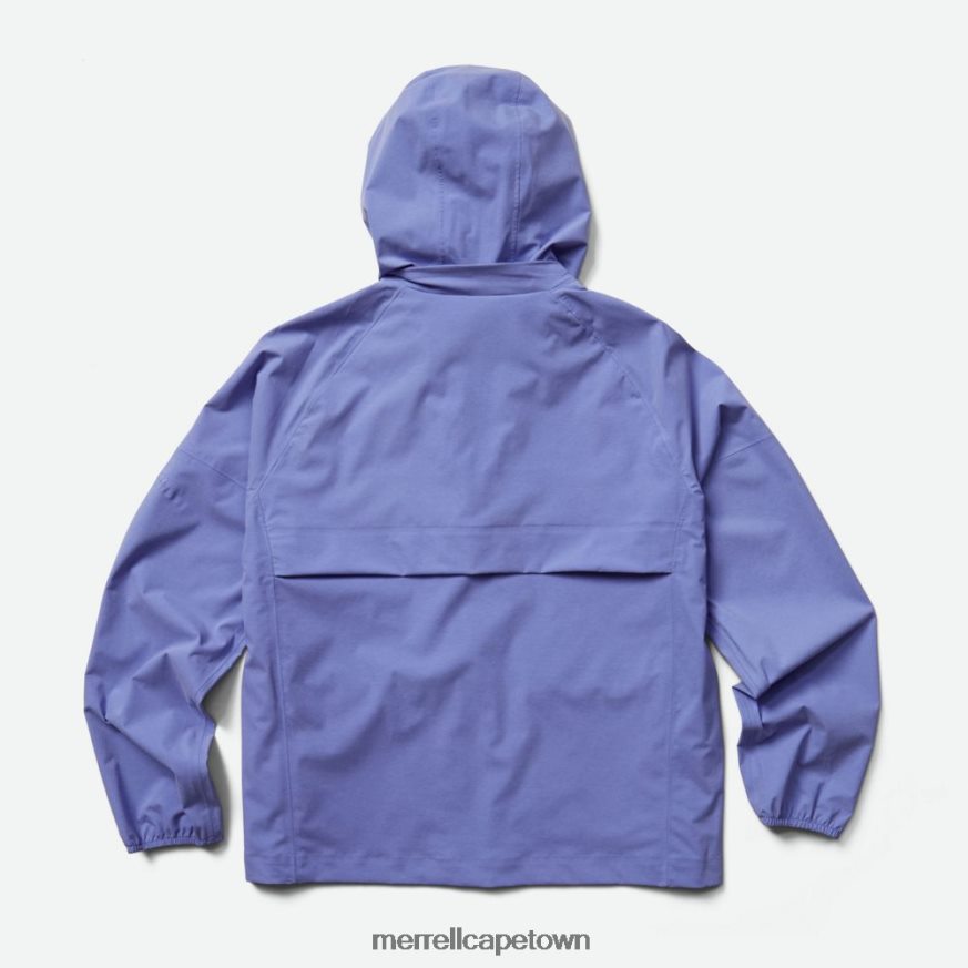 Baja Blue Heather F60FX21187 Alpine Packable Rain Shell (JWS26352-424) Merrell