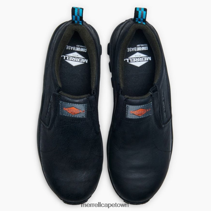 Black F60FX21062 Jungle Moc Leather Comp Toe Work Shoe (J099302) Merrell