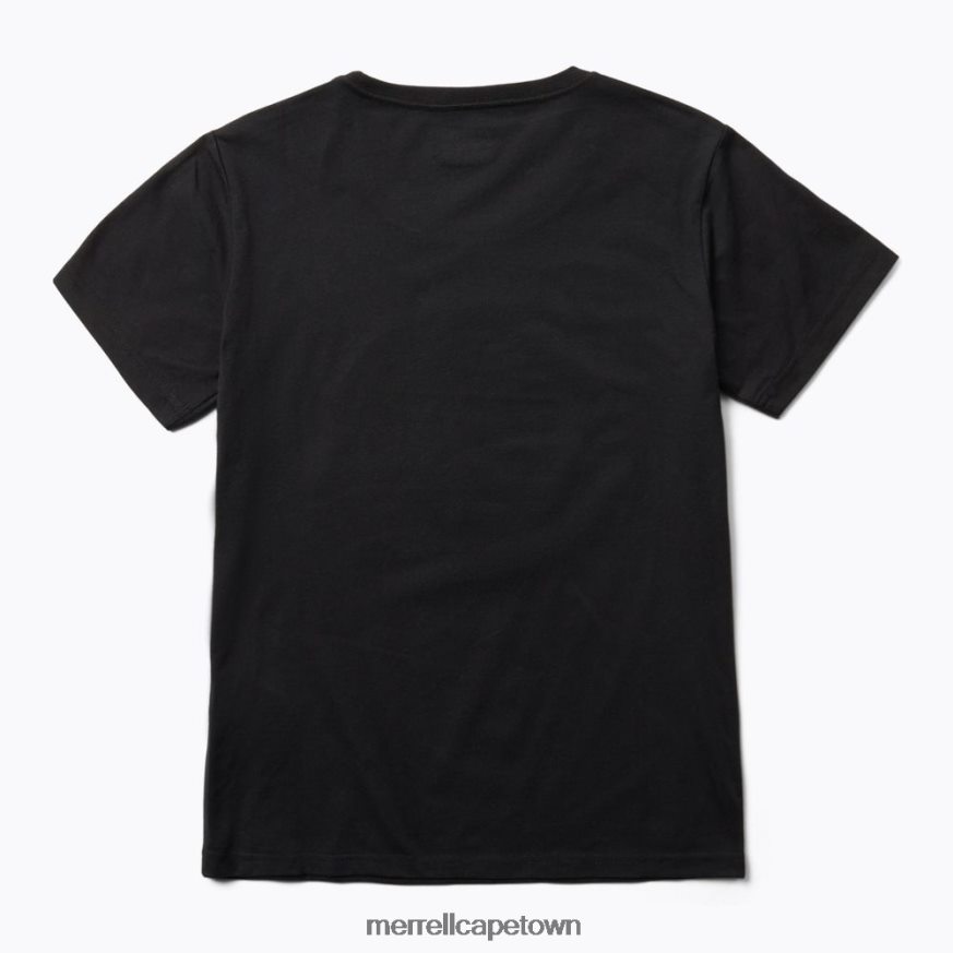 Black F60FX21267 Short Sleeve Tee (JWS26683-010) Unlikely Hikers X Merrell