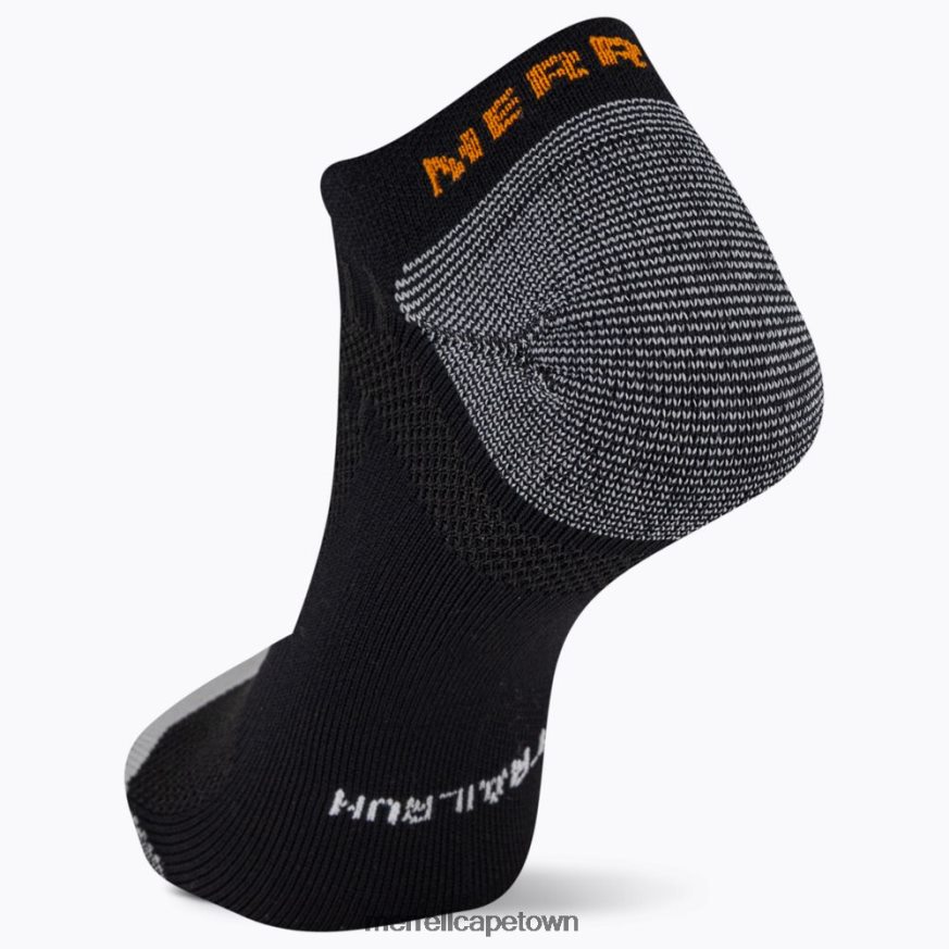 Black F60FX2219 Trail Runner Lightweight No Show Sock (JSS27017-010) Merrell