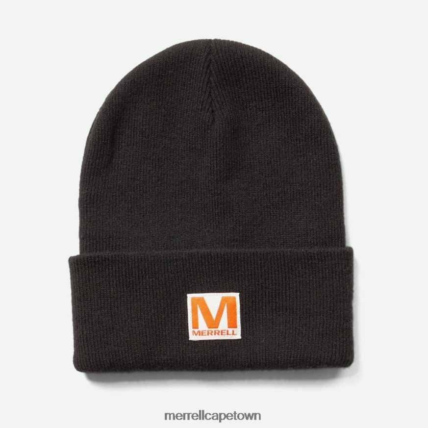 Black F60FX2223 Patch Beanie (JAF26639-010) Merrell
