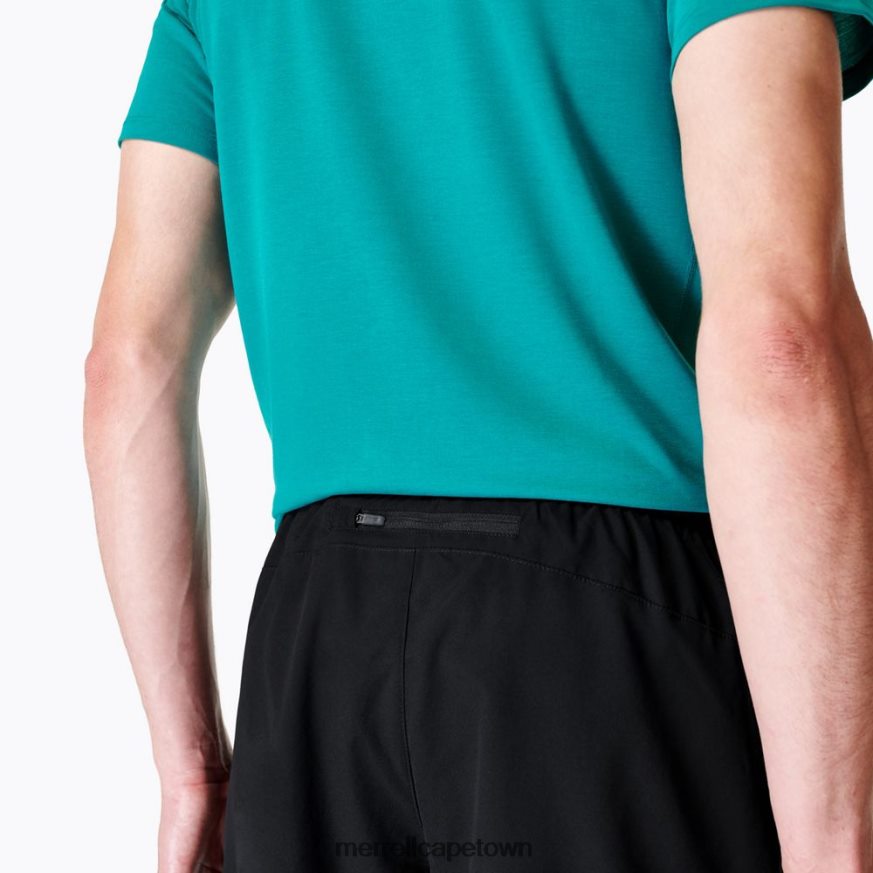 Black F60FX2290 Terrain Run Short (JMF25225-075) Merrell