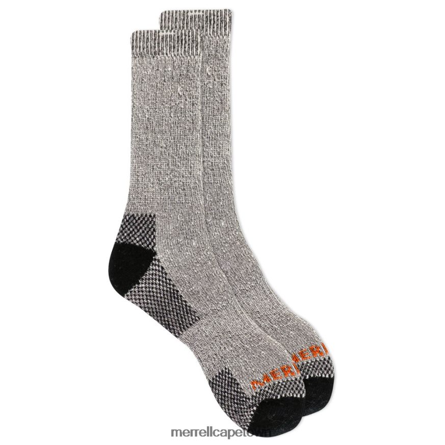 Black F60FX2331 Hiker Heavyweight Crew Sock (JSF26882-010) Merrell
