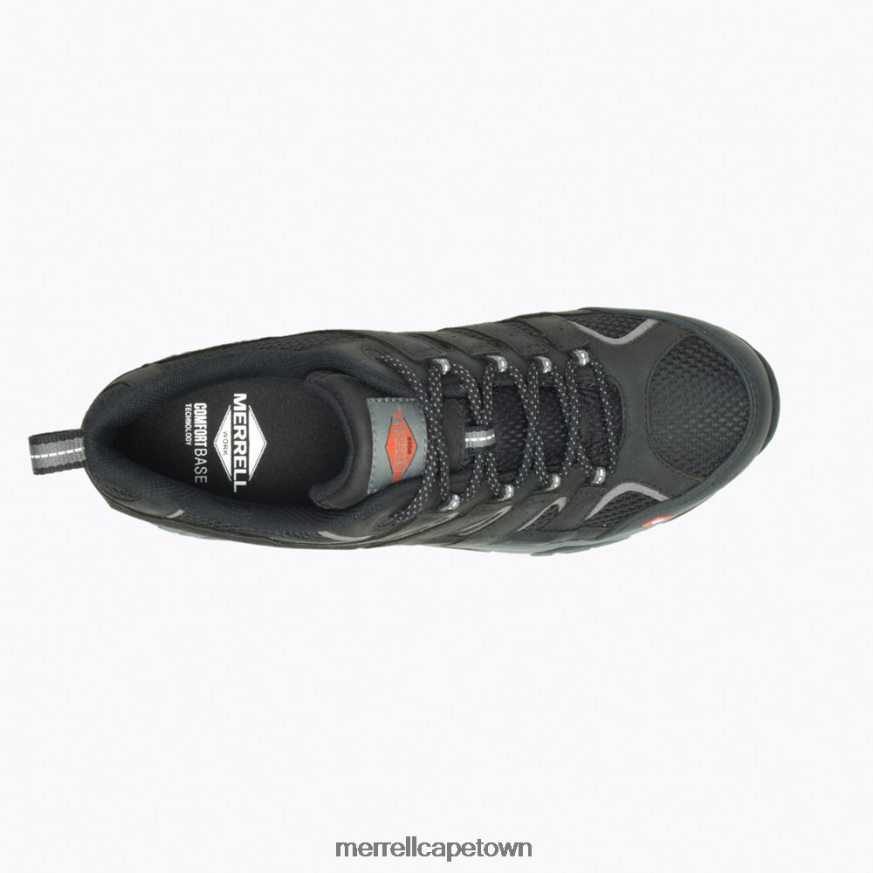 Black F60FX2371 Moab Vertex Vent Comp Toe Work Shoe (J36461) Merrell