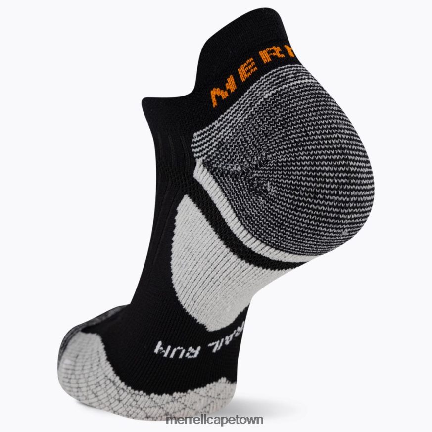 Black F60FX2417 Cushion Trail Runner Tab Sock (JSS27023-010) Merrell