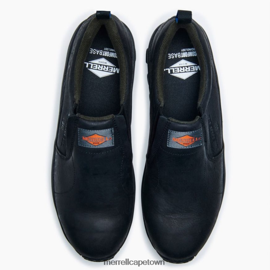 Black F60FX2453 Jungle Moc Leather Comp Toe SD+ Work Shoe Wide Width (J099379W) Merrell