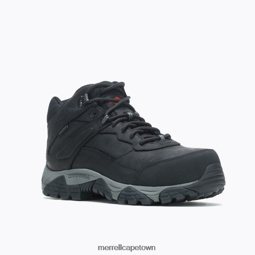 Black F60FX2495 Moab Adventure Mid Waterproof Carbon Fiber Wide Width (J004631W) Merrell