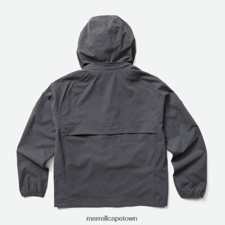 Black Heather F60FX21183 Alpine Packable Rain Shell (JWS26352-003) Merrell