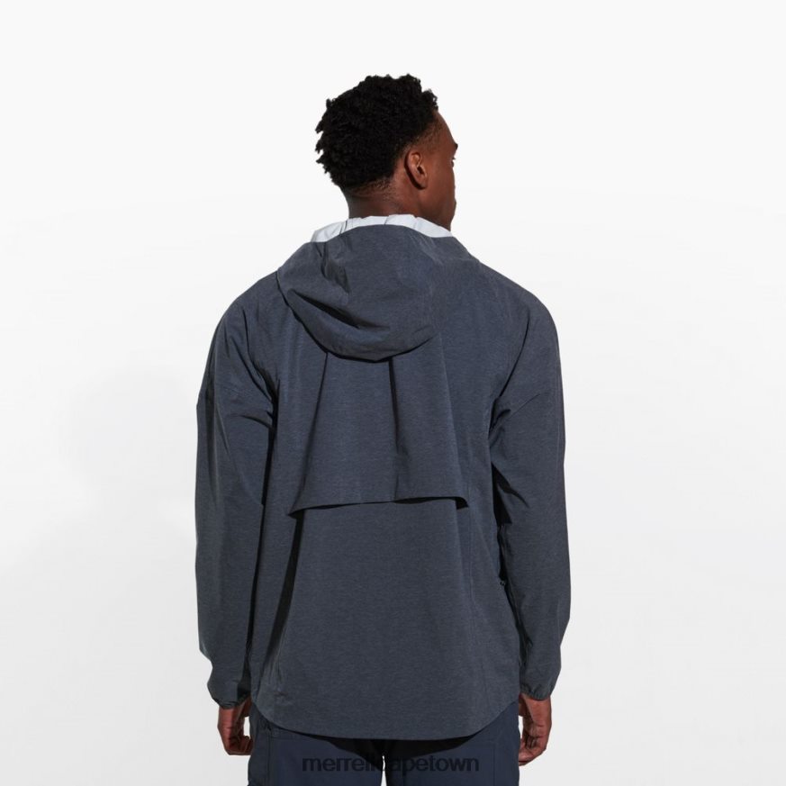 Black Heather F60FX2702 Alpine Packable Rain Shell (JMS26321-003) Merrell