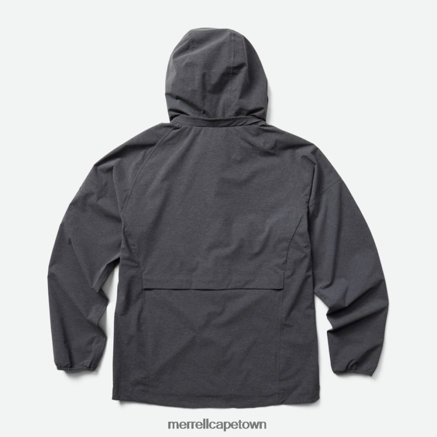 Black Heather F60FX2702 Alpine Packable Rain Shell (JMS26321-003) Merrell