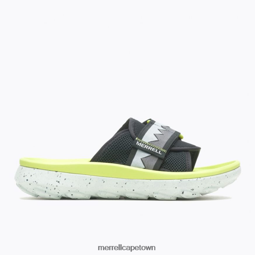 Black/Celery F60FX2114 Hut Ultra Slide (J004941) Merrell