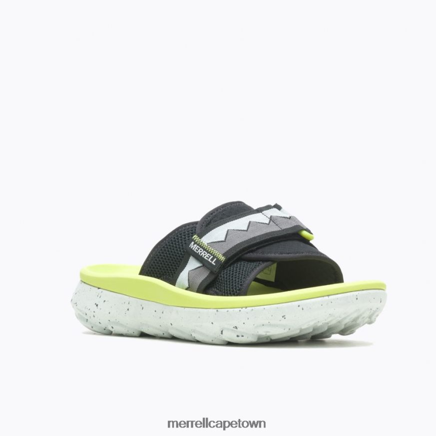 Black/Celery F60FX2114 Hut Ultra Slide (J004941) Merrell
