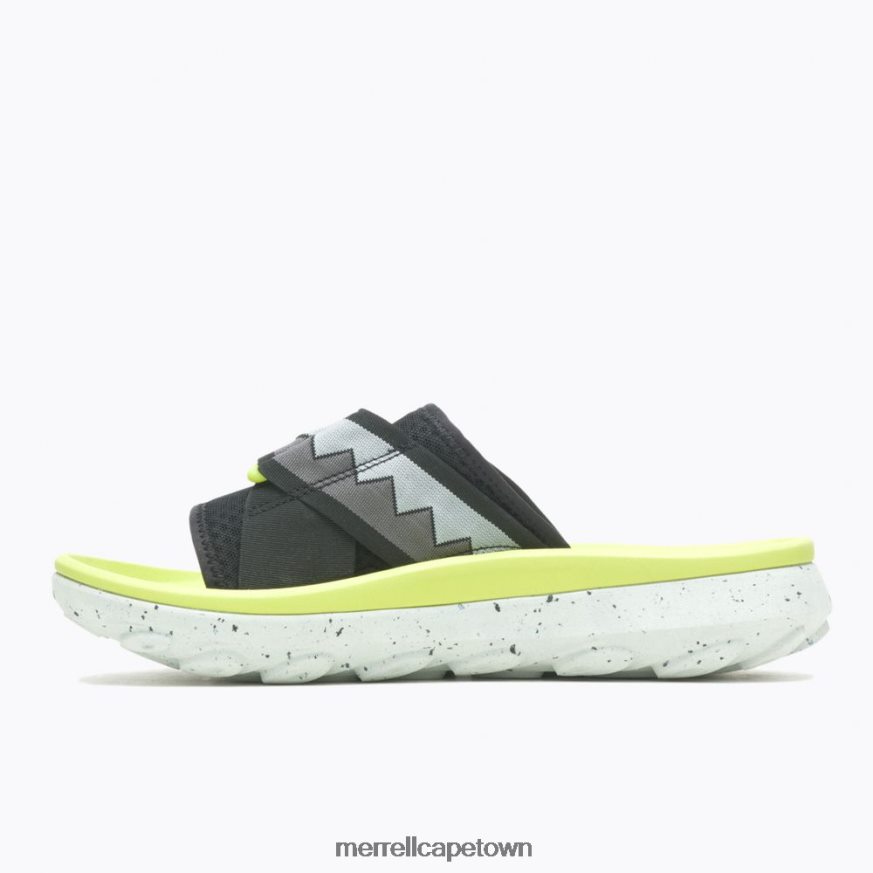 Black/Celery F60FX2114 Hut Ultra Slide (J004941) Merrell