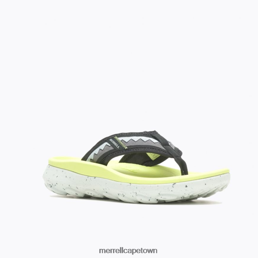 Black/Celery F60FX2117 Hut Ultra Flip (J004919) Merrell