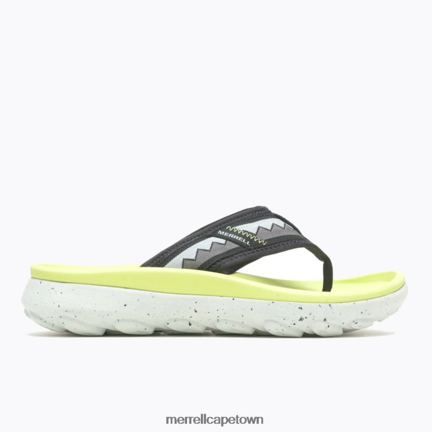 Black/Celery F60FX2935 Hut Ultra Flip (J005550) Merrell