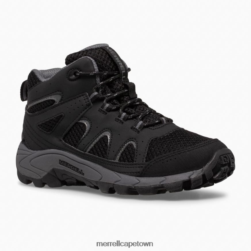 Black/Grey F60FX21445 Oakcreek Mid Lace Waterproof Boot (MK265426) Merrell