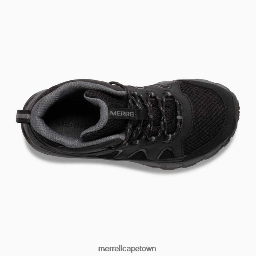 Black/Grey F60FX21445 Oakcreek Mid Lace Waterproof Boot (MK265426) Merrell