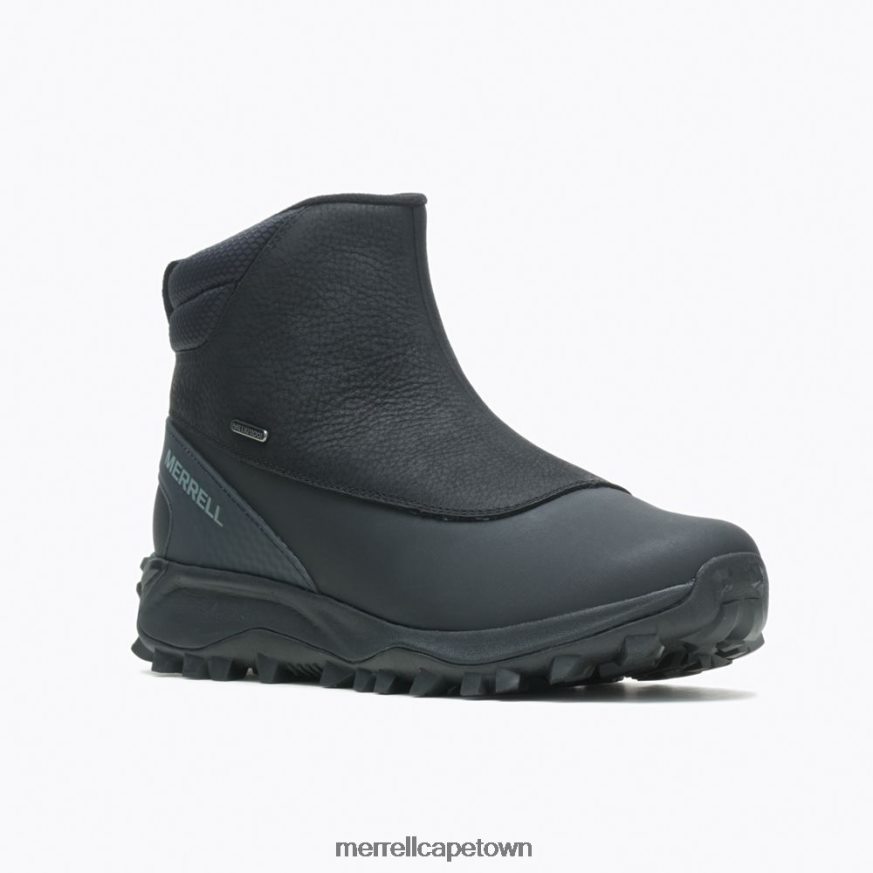 Black/Monument F60FX2757 Thermo Kiruna Mid Zip Waterproof (J035049) Merrell