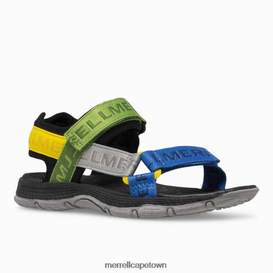 Black/Multi F60FX21398 Kahuna Web Sandal (MK265672K) Merrell