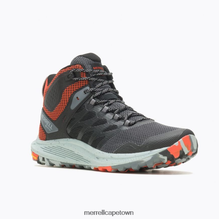 Black/Tangerine F60FX242 Nova 3 Mid GORE-TEX (J067615) Merrell