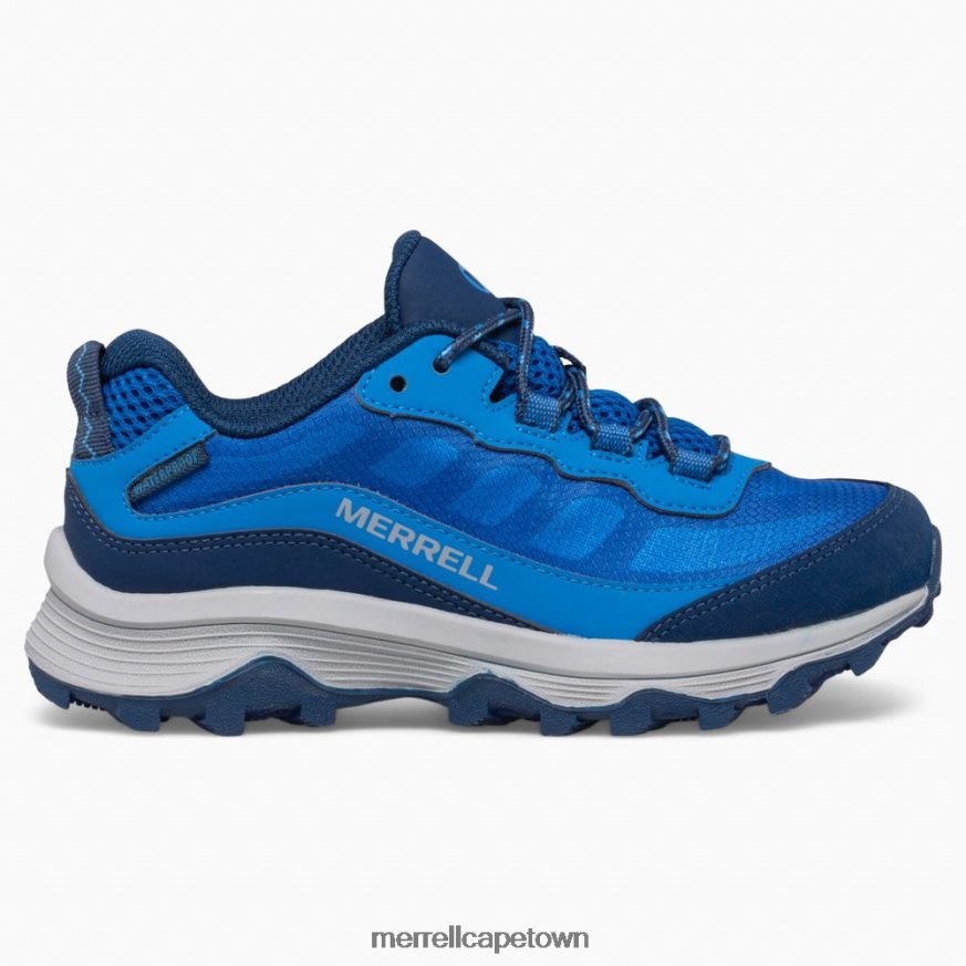 Blue F60FX21374 Moab Speed Low Waterproof (MK265940) Merrell