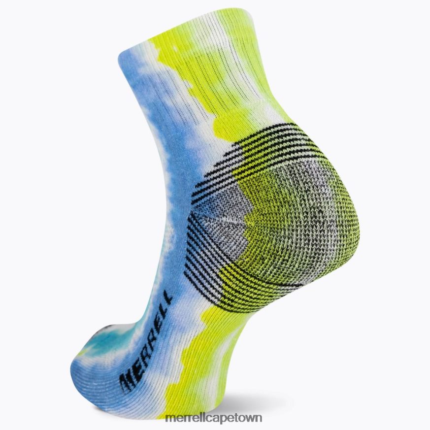 Blue Multi F60FX2275 Moab 360 Print Painted Stripes Quarter Sock (JSS27004-401) Merrell