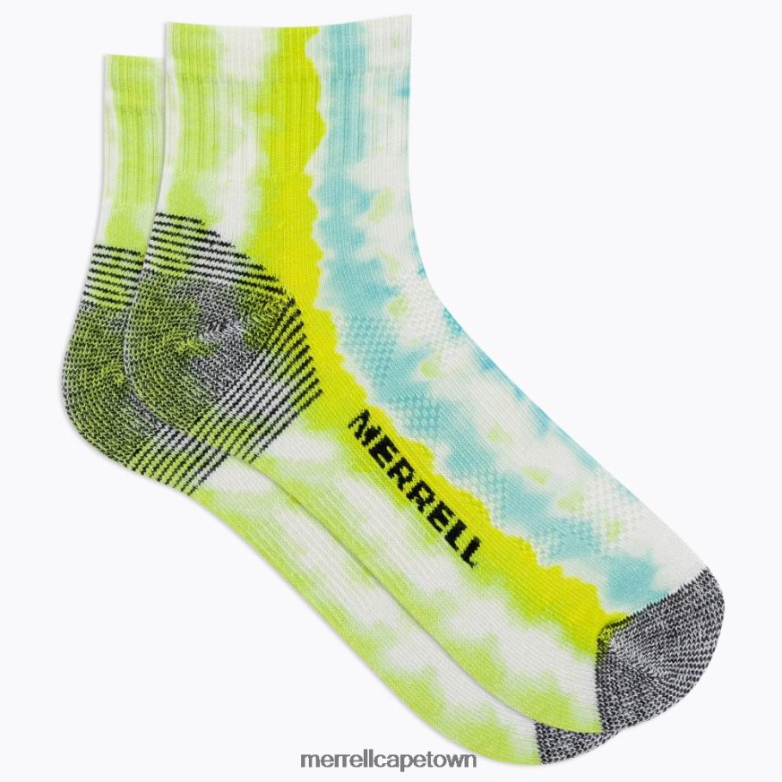 Blue Multi F60FX2275 Moab 360 Print Painted Stripes Quarter Sock (JSS27004-401) Merrell