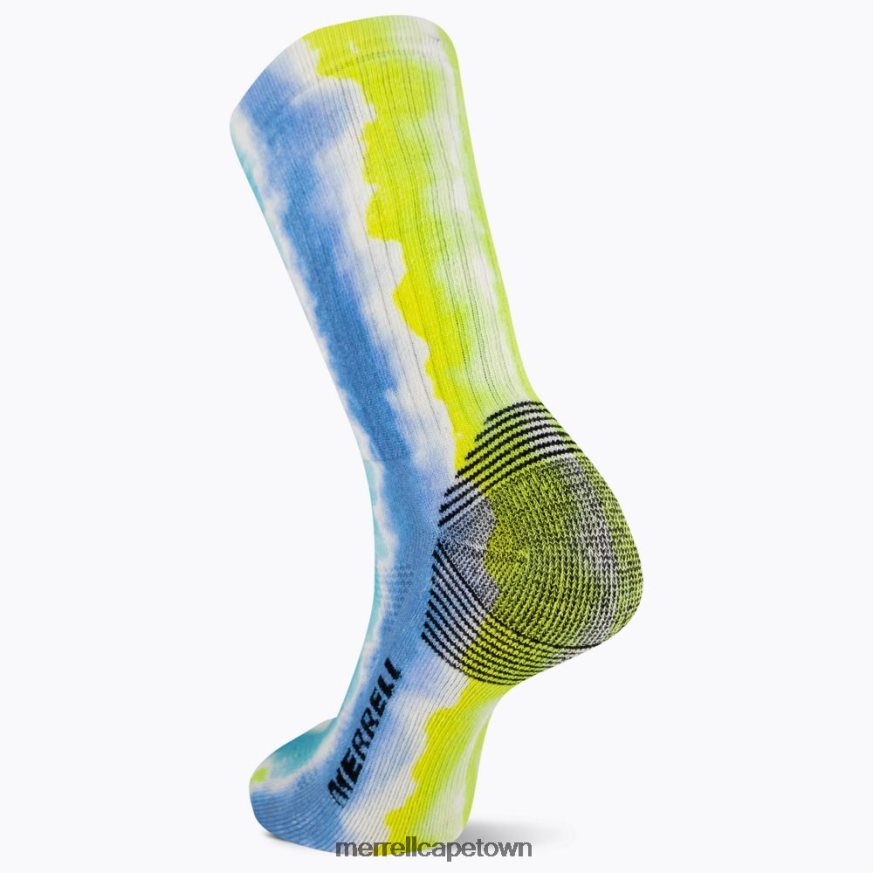 Blue Multi F60FX2303 Moab 360 Print Painted Stripes Crew Sock (JSS27003-401) Merrell