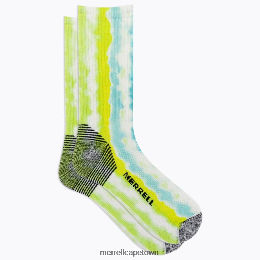 Blue Multi F60FX2303 Moab 360 Print Painted Stripes Crew Sock (JSS27003-401) Merrell