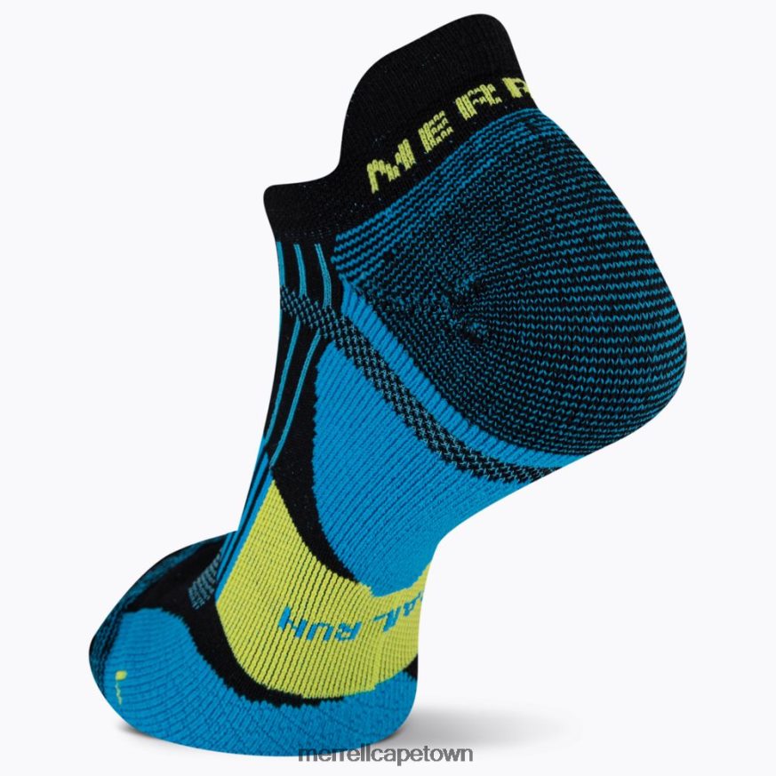 Blue Multi F60FX2418 Cushion Trail Runner Tab Sock (JSS27023-401) Merrell