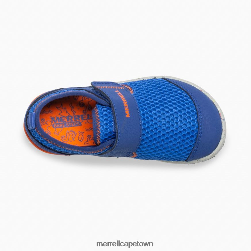 Blue/Orange F60FX21396 Bare Steps H2O Sneaker (ML260875) Merrell