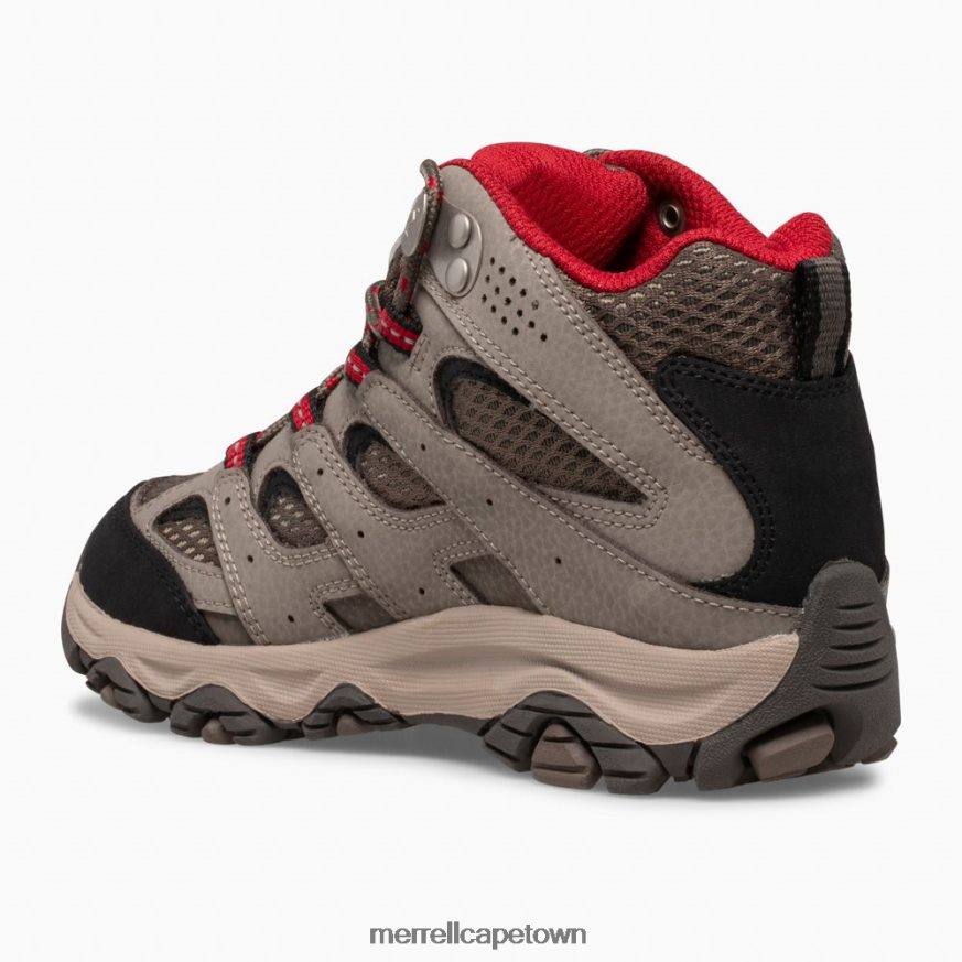 Boulder/Red F60FX21430 Moab 3 Mid Waterproof Boot (MK265701) Merrell