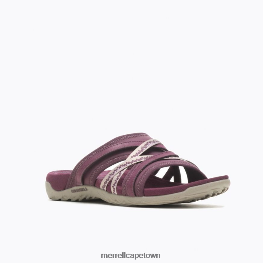 Burgundy F60FX2951 Terran 3 Cush Slide (J005674) Merrell