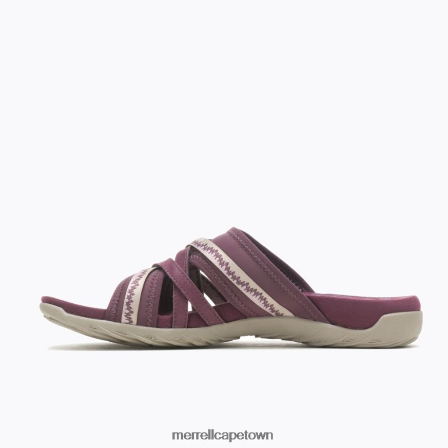 Burgundy F60FX2951 Terran 3 Cush Slide (J005674) Merrell