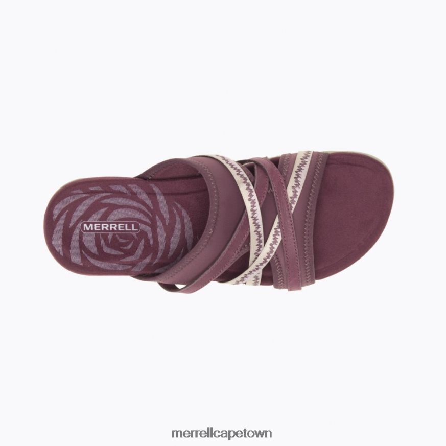 Burgundy F60FX2951 Terran 3 Cush Slide (J005674) Merrell