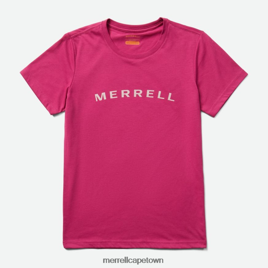 Cactus Flower F60FX21300 Wordmark Short Sleeve Tee (JWS26368-625) Merrell