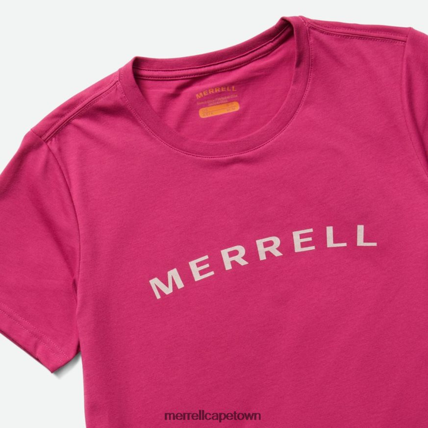Cactus Flower F60FX21300 Wordmark Short Sleeve Tee (JWS26368-625) Merrell