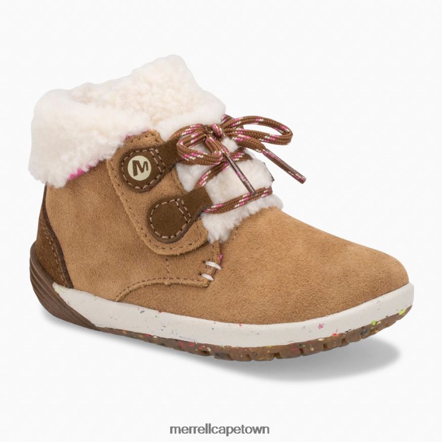 Chestnut Suede F60FX21468 Bare Steps Cocoa Jr Boot (ML163228) Merrell