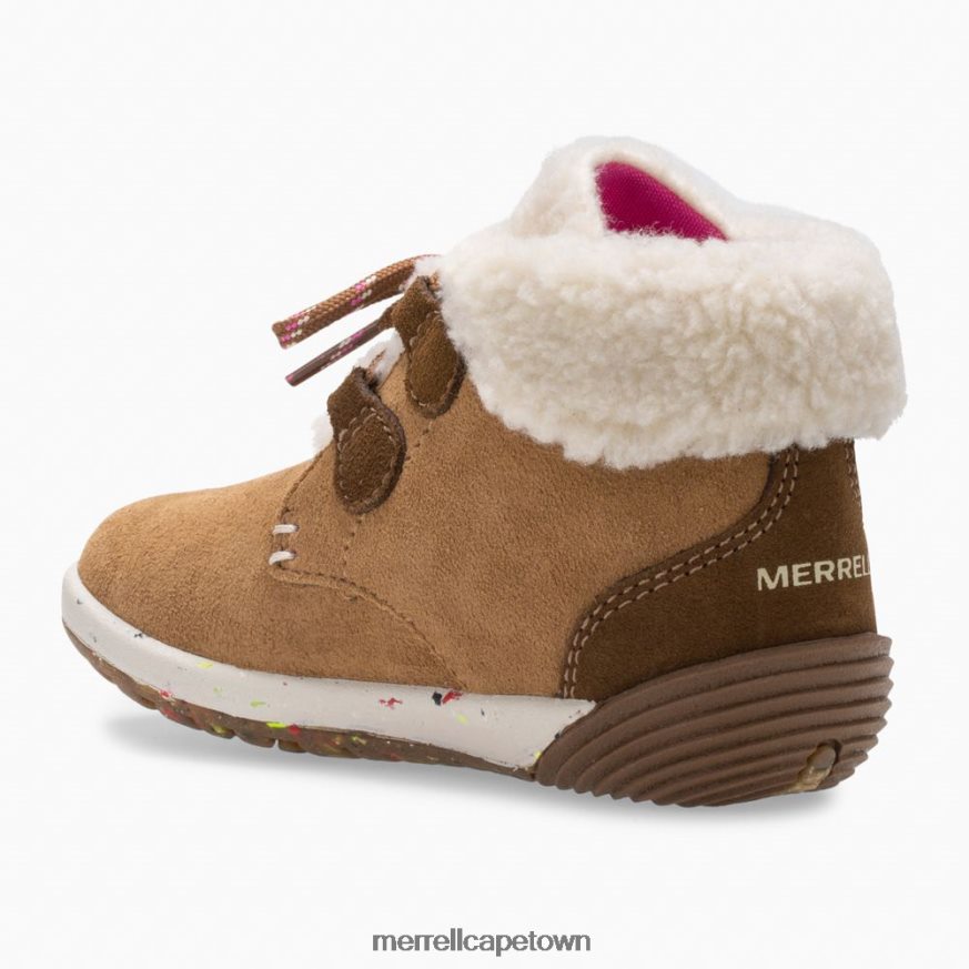 Chestnut Suede F60FX21468 Bare Steps Cocoa Jr Boot (ML163228) Merrell
