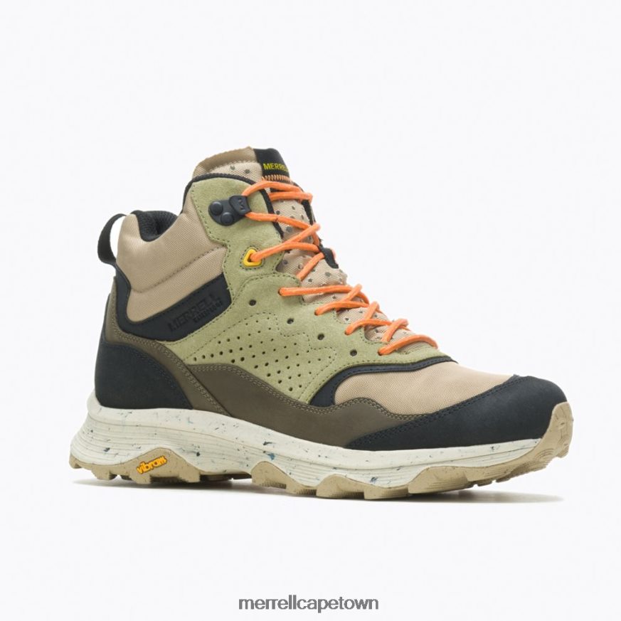 Clay/Olive F60FX236 Speed Solo Mid Waterproof (J004535) Merrell