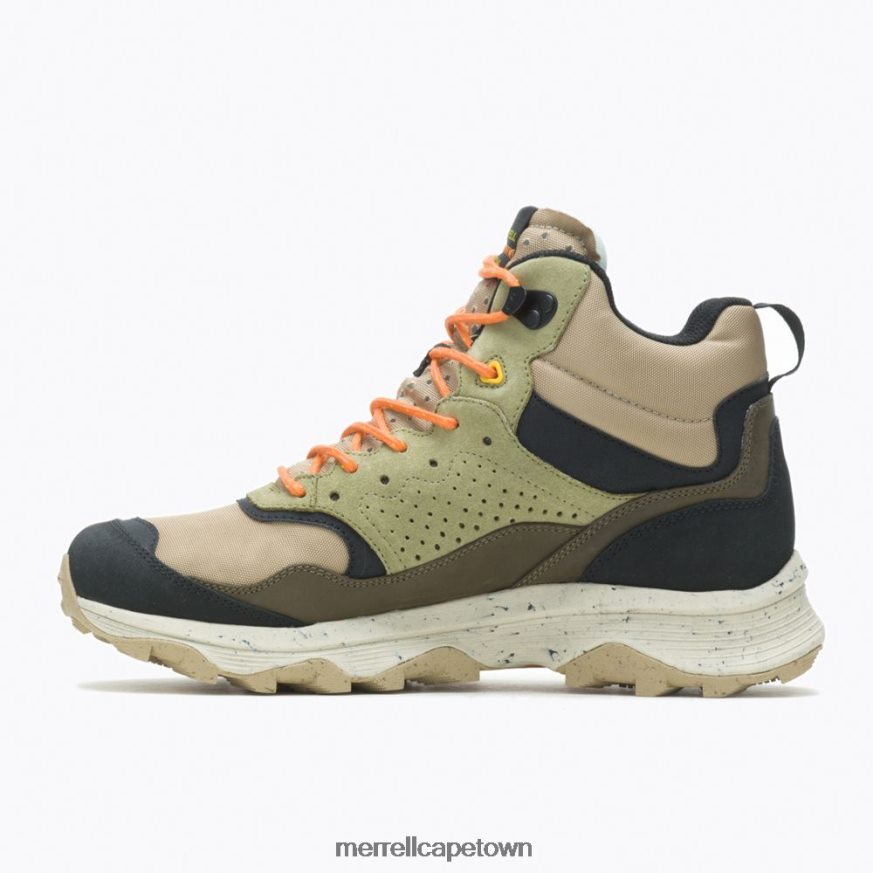 Clay/Olive F60FX236 Speed Solo Mid Waterproof (J004535) Merrell
