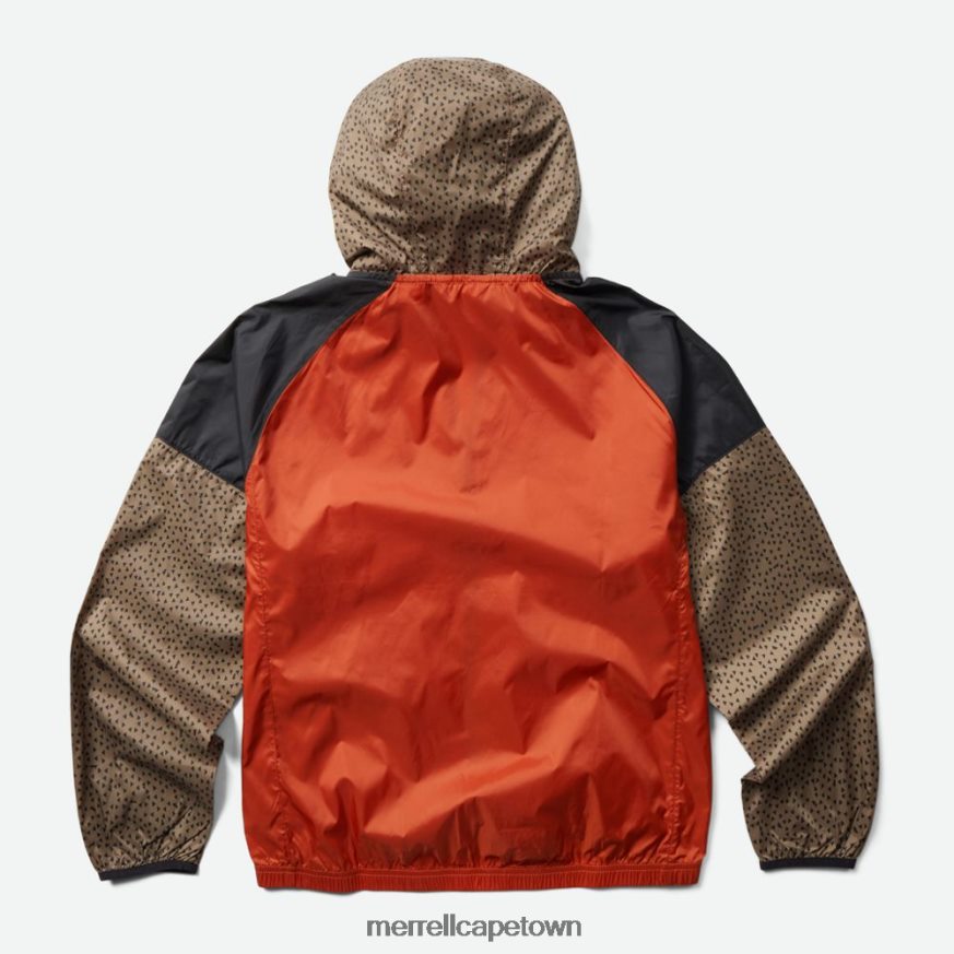 Clay/Sepia Tint F60FX2775 Alder Packable Wind Shell (JMS26322-933) Merrell