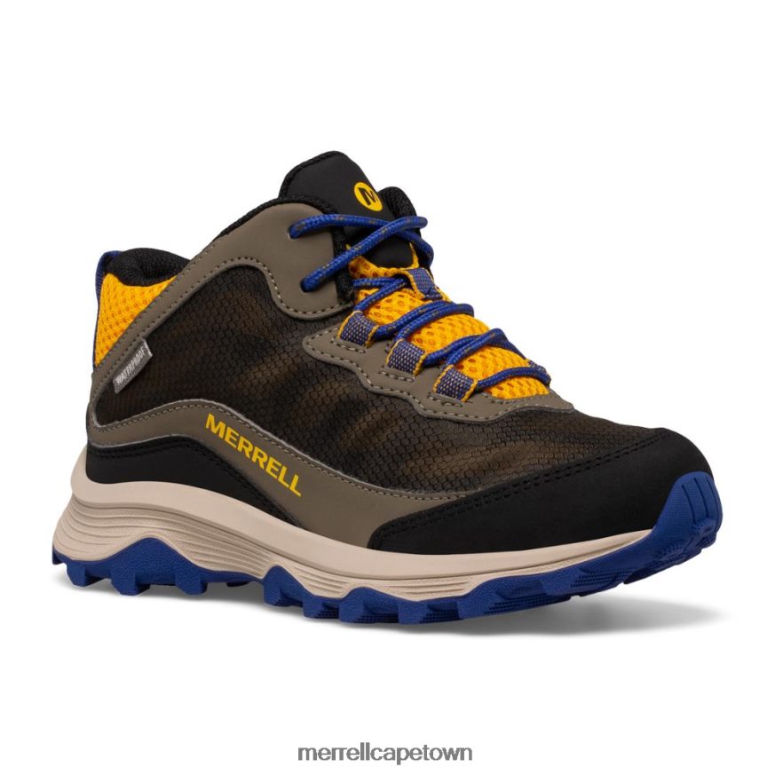 Cobalt/Gold F60FX21381 Moab Speed Mid Waterproof (MK266263) Merrell