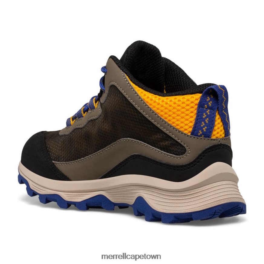 Cobalt/Gold F60FX21381 Moab Speed Mid Waterproof (MK266263) Merrell