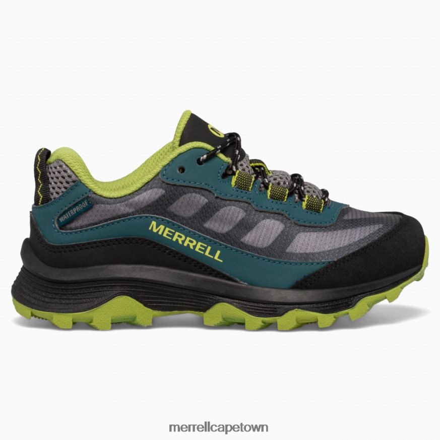 Deep Green/Black F60FX21370 Moab Speed Low Waterproof (MK266264) Merrell