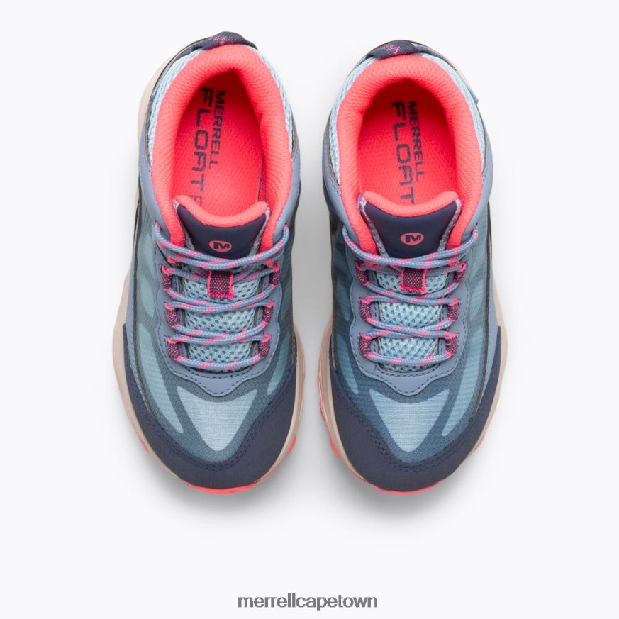 Dusty Blue/Coral F60FX21382 Moab Speed Mid Waterproof (MK165213) Merrell