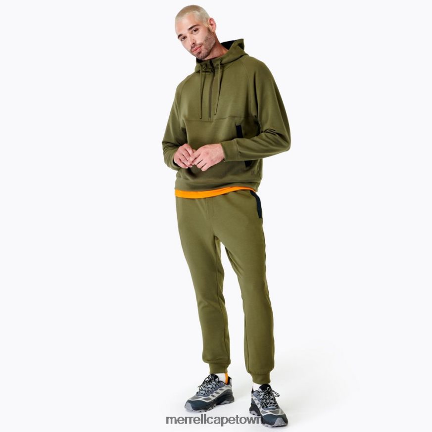 Dusty Olive F60FX2159 Momentum Hoody (JMS26762-326) Merrell