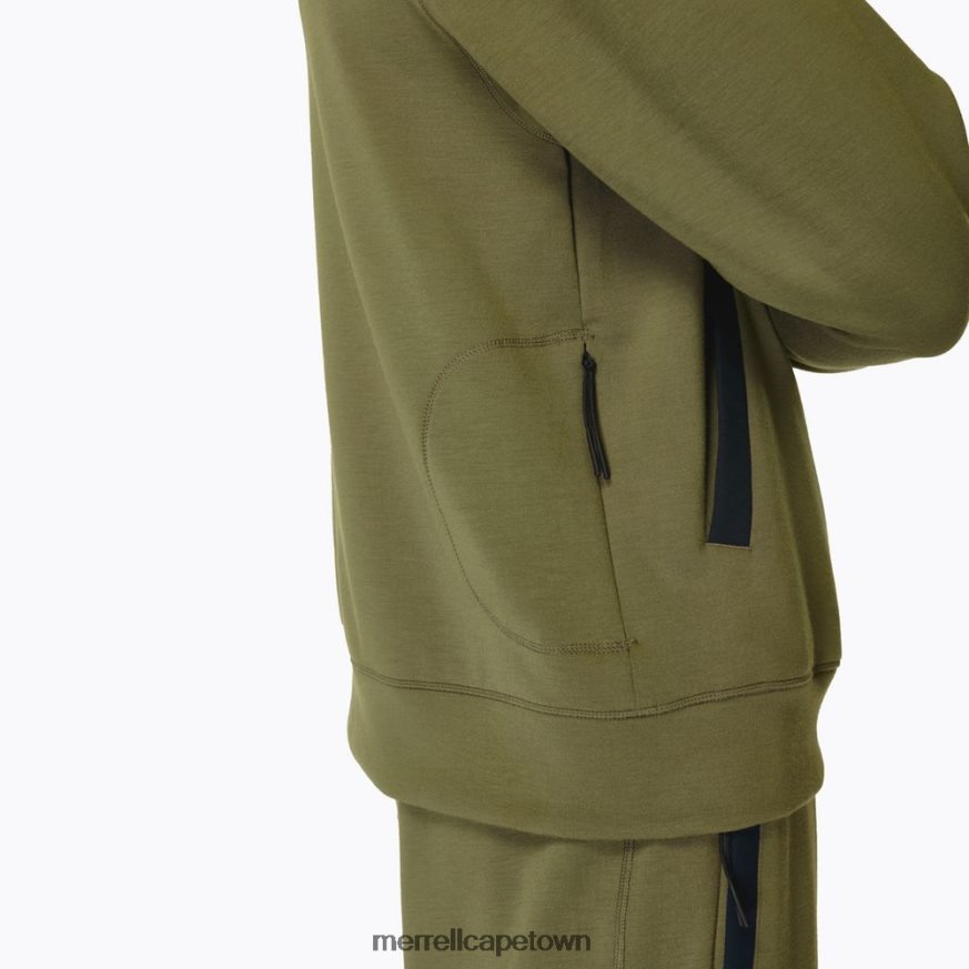 Dusty Olive F60FX2159 Momentum Hoody (JMS26762-326) Merrell